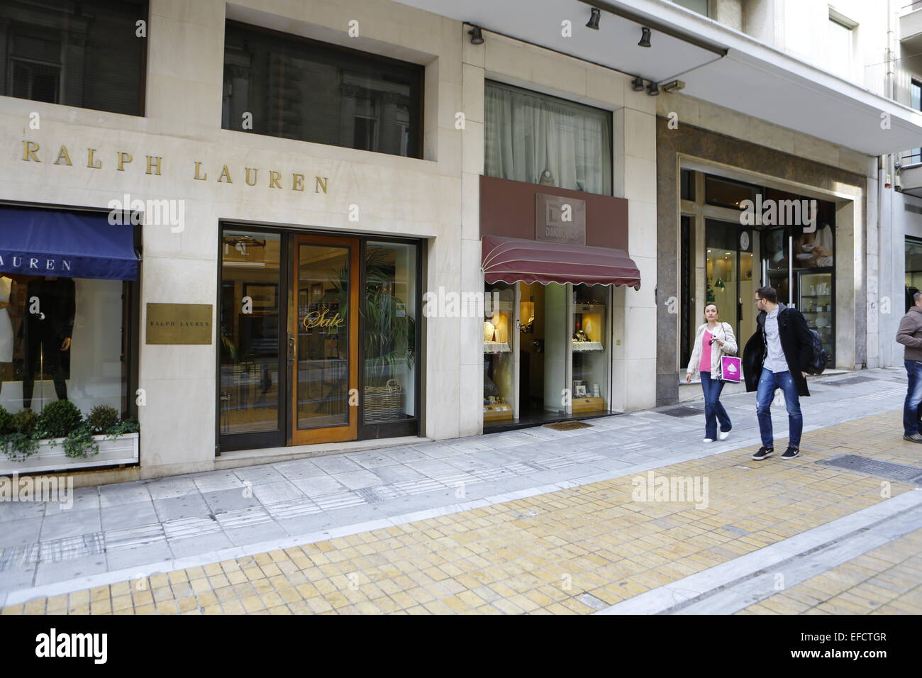 Fashion boutiques in Athens' Voukourestiou Street. The Hellenic Statistical  Authority announced the turnover and volume indices for November 2014. The  retail turnover dropped by 1.6% compared to November 2013 and 3.1% compared