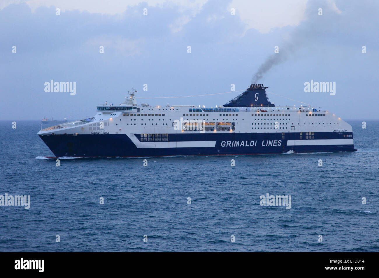 Grimaldi Lines RoRo ferry 'Cruise Roma' Stock Photo - Alamy