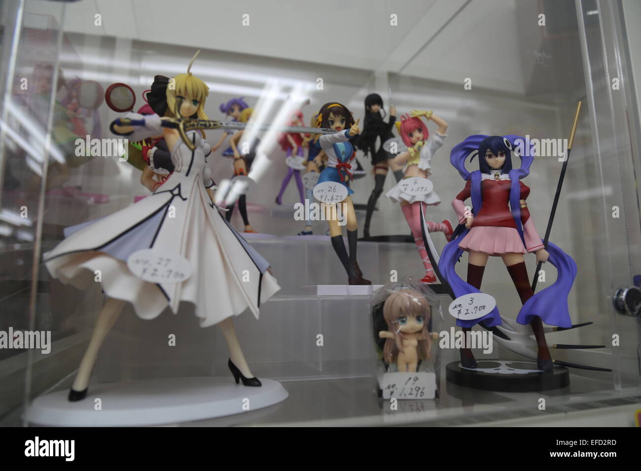 Image japanese anime figures captured hi-res stock photography and images -  Alamy