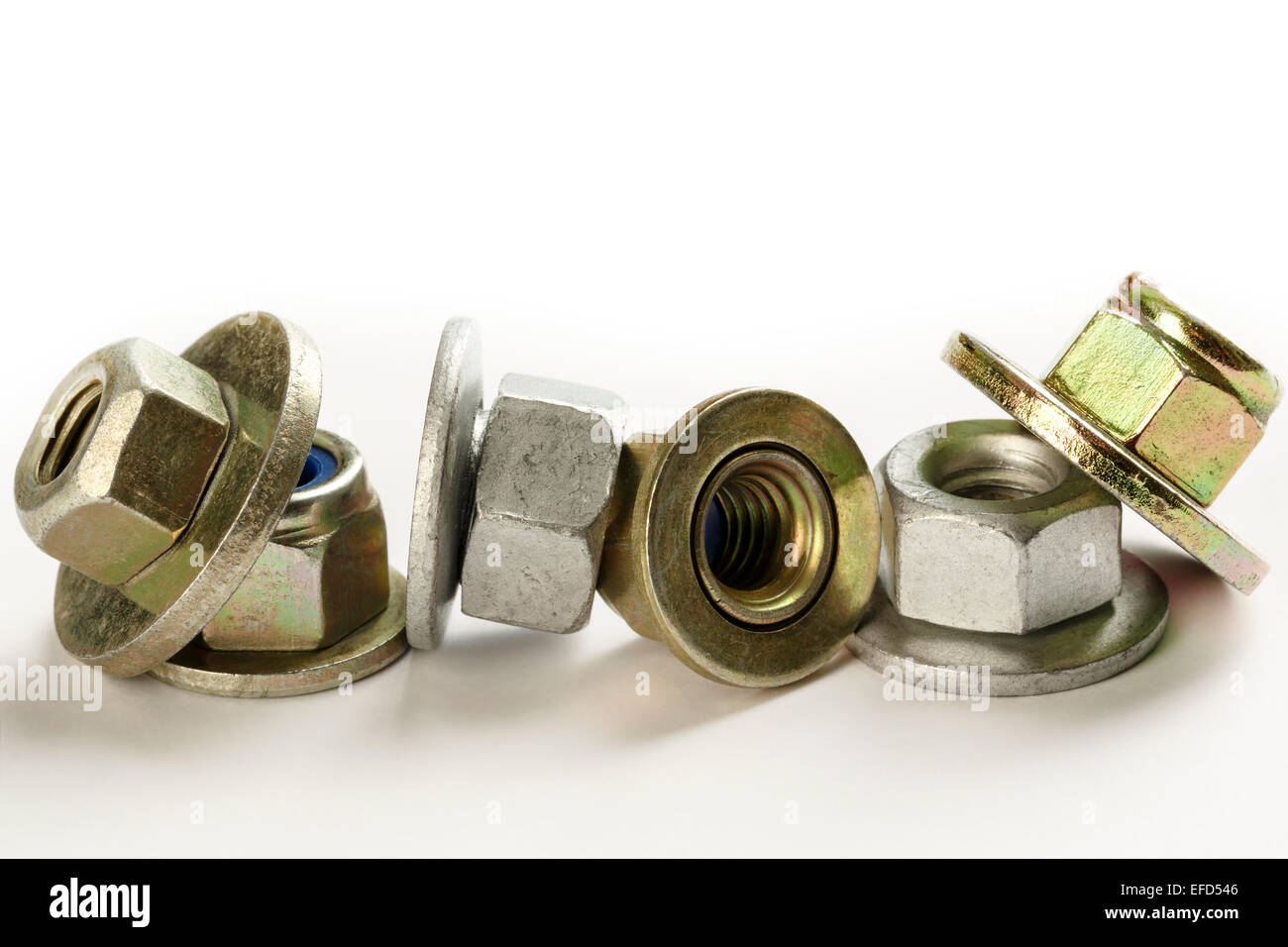 Special design nuts for the automotive industry Stock Photo Alamy