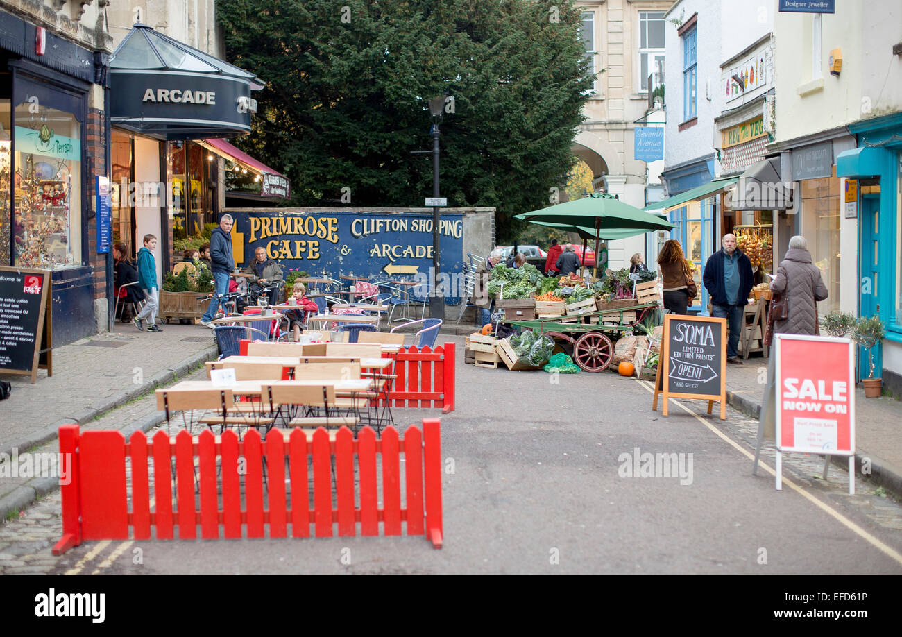Shops in Clifton, Bristol Stock Photo Alamy