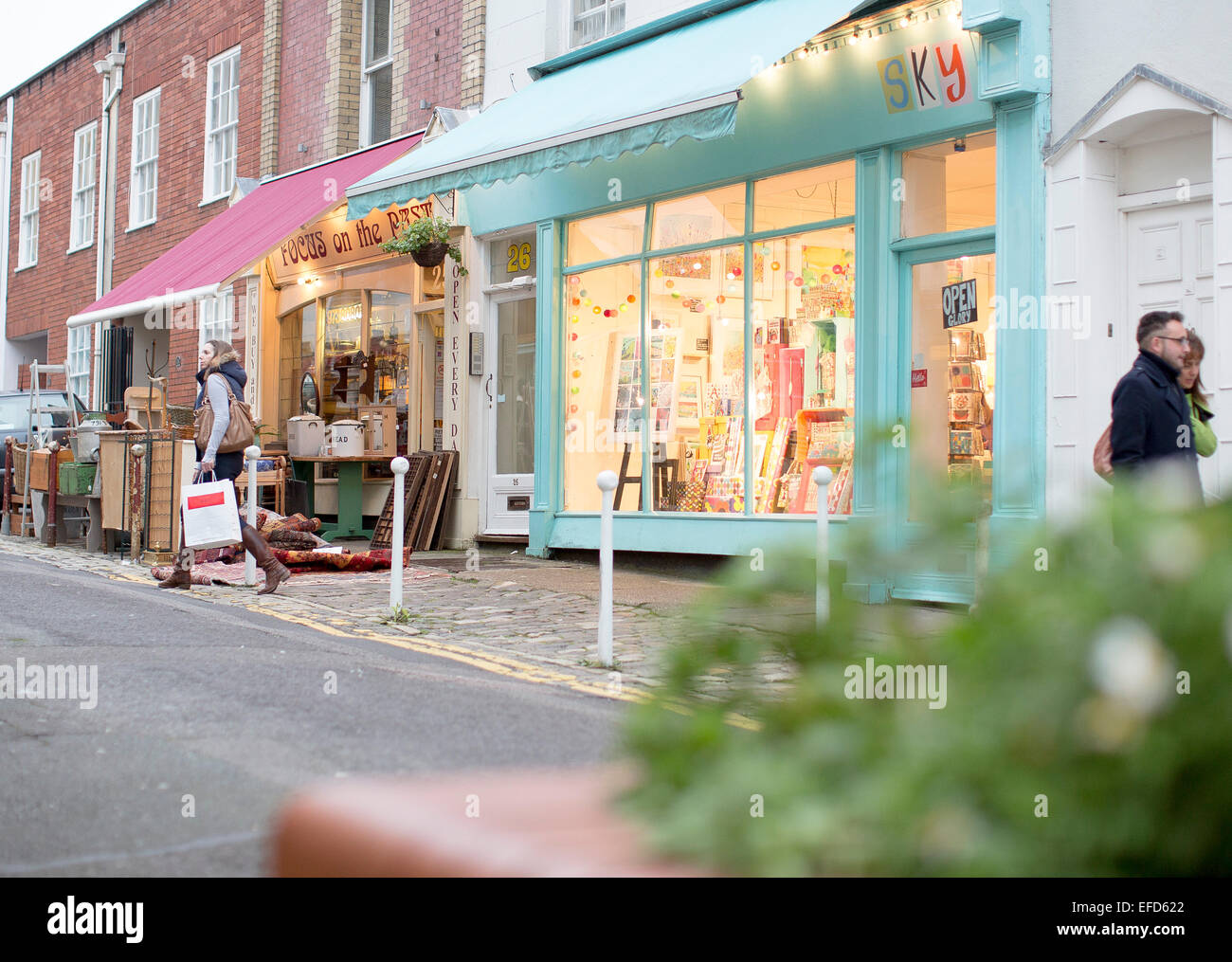 Shops in Clifton, Bristol Stock Photo Alamy