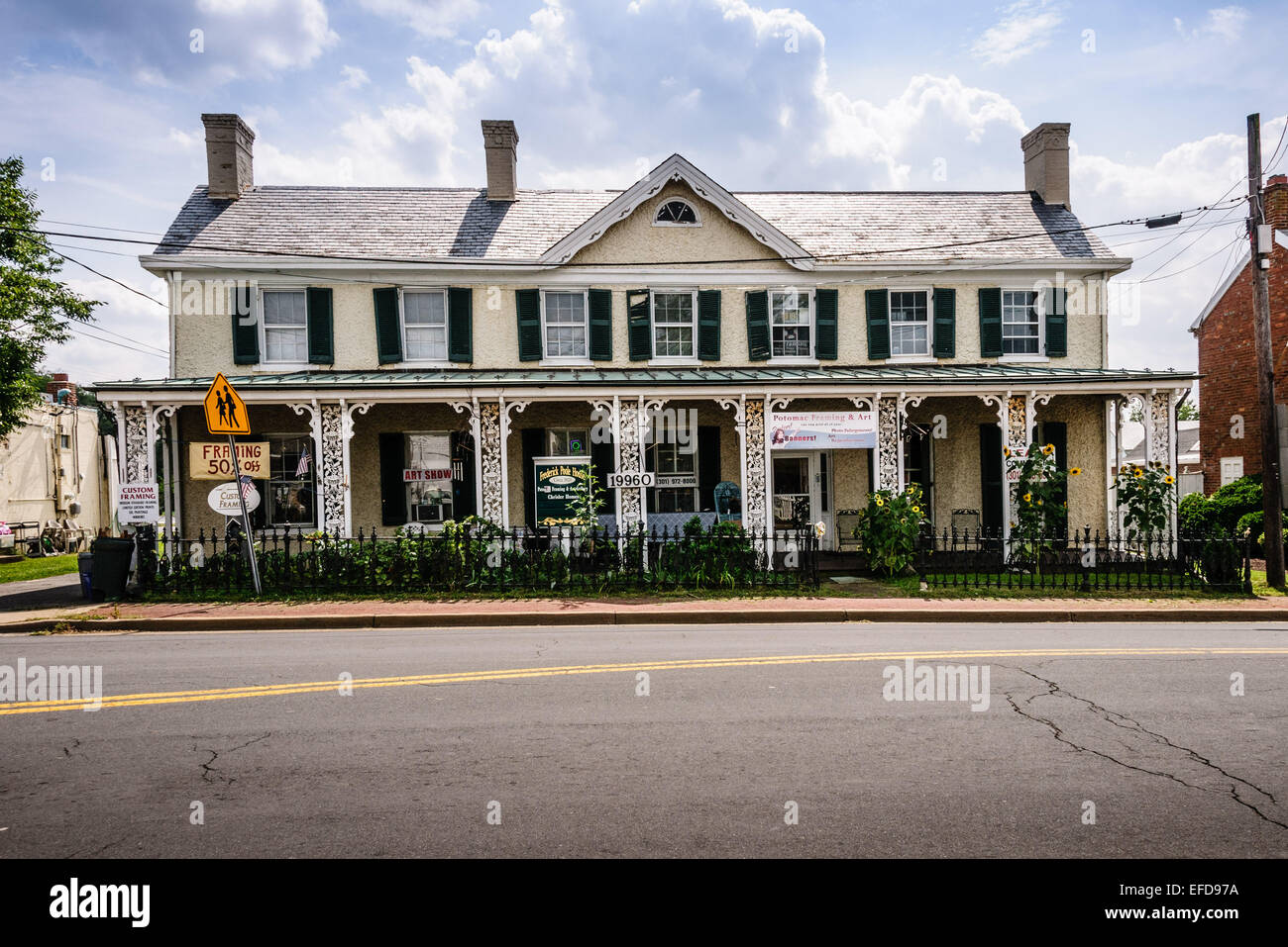 Frederick Poole House, 19960 Fisher Avenue, Poolesville, Maryland Stock