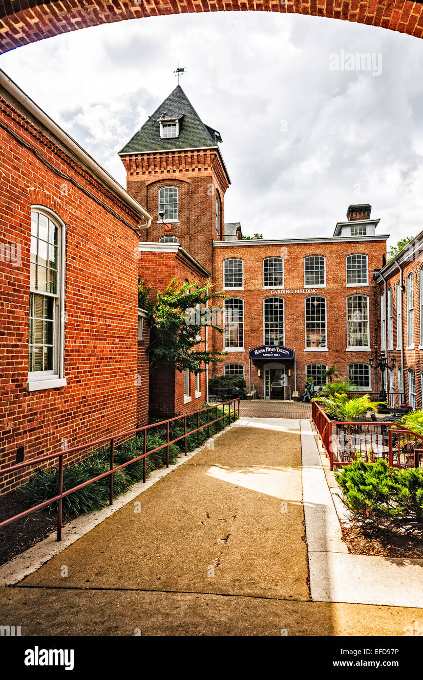 Savage Mill, 8600 Foundry Street, Savage, Maryland Stock Photo Alamy