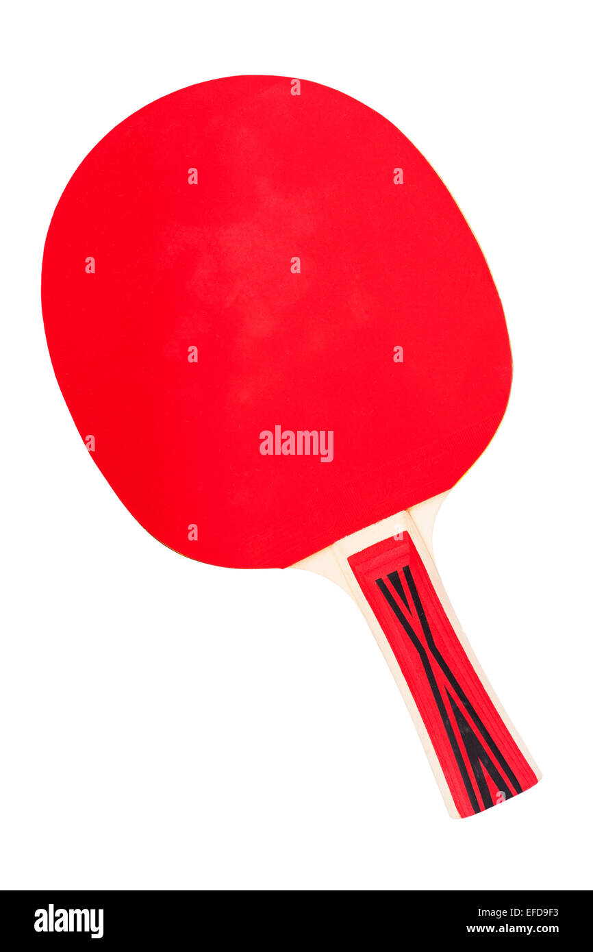 A Table Tennis bat on a white background Stock Photo