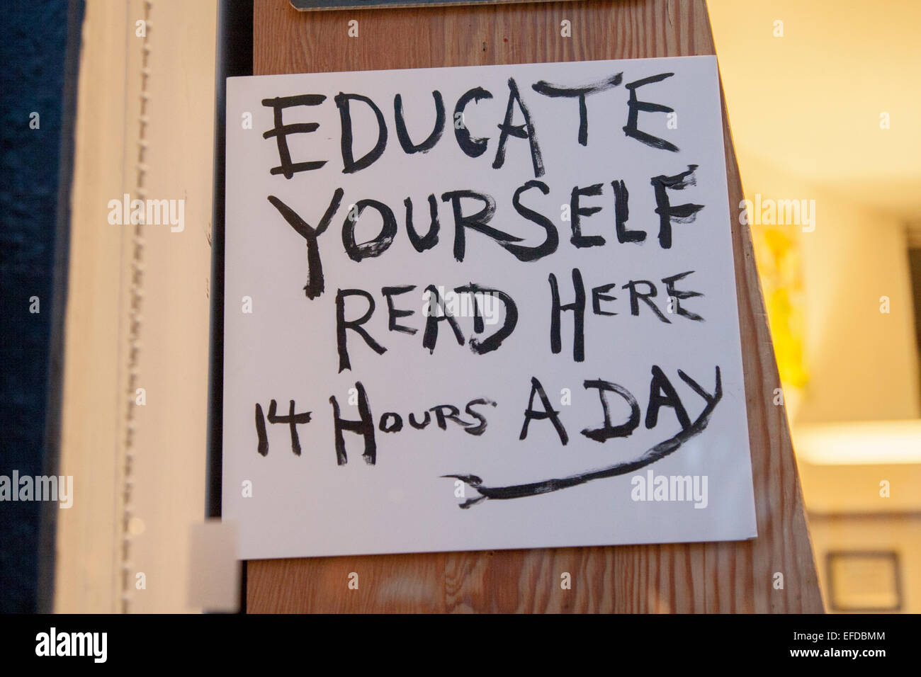 City Lights Bookstore in North Beach, San Francisco, California Stock