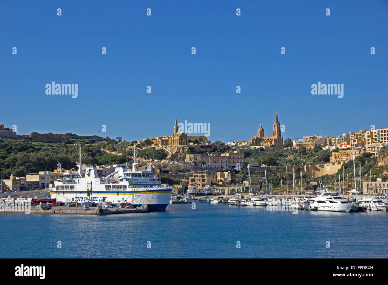 harbour at Mgarr, Gozo Stock Photo
