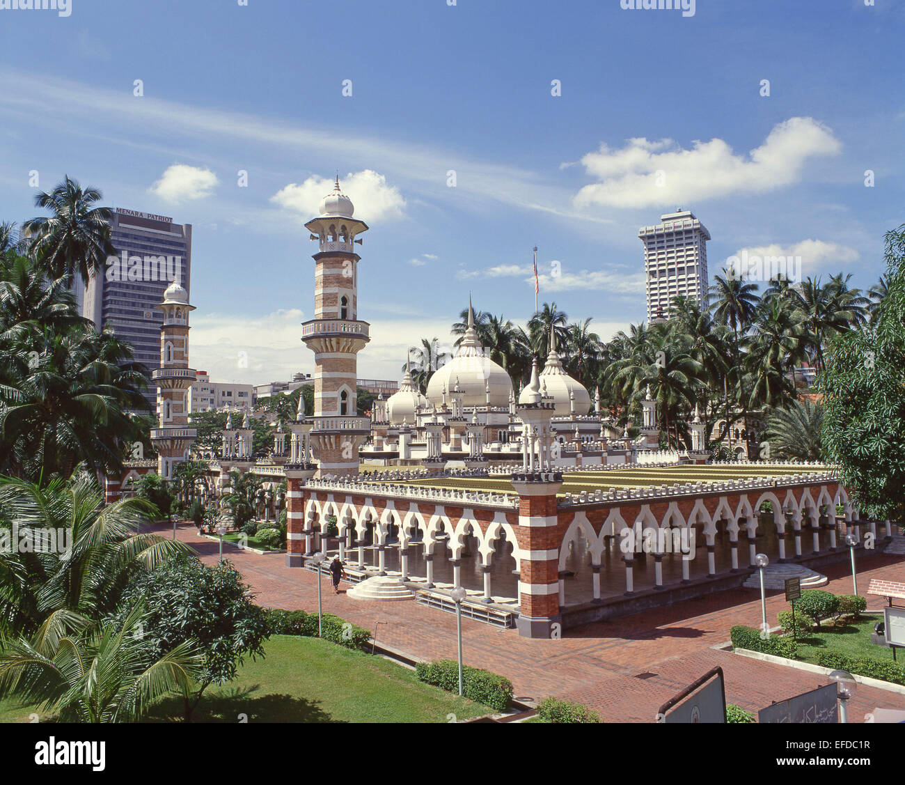 Masid Jamek Mosque, Jalan Tun Perak, Selangor, Kuala Lumpur, Malaysia Stock Photo