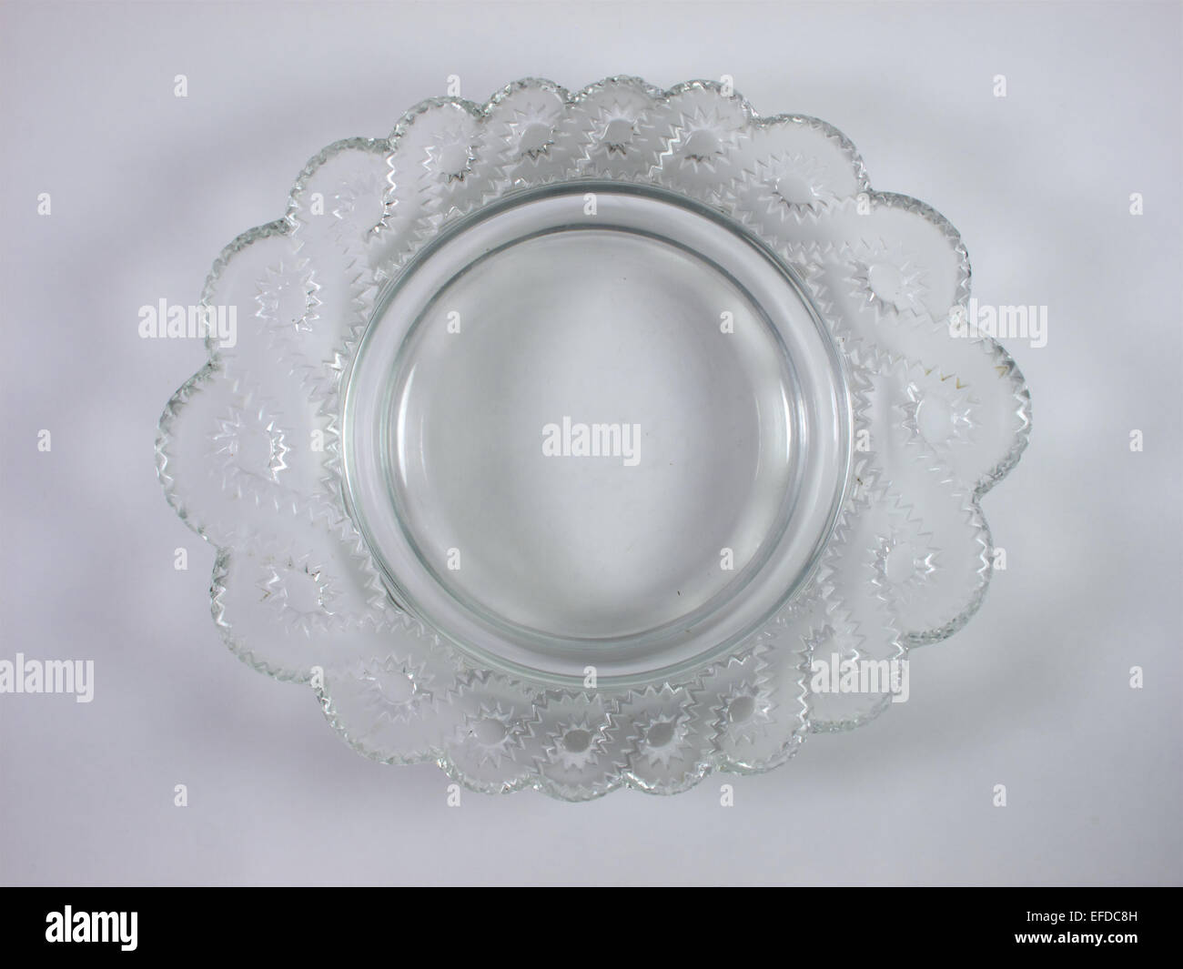 Lalique Crystal glass bowl, Stock Photo
