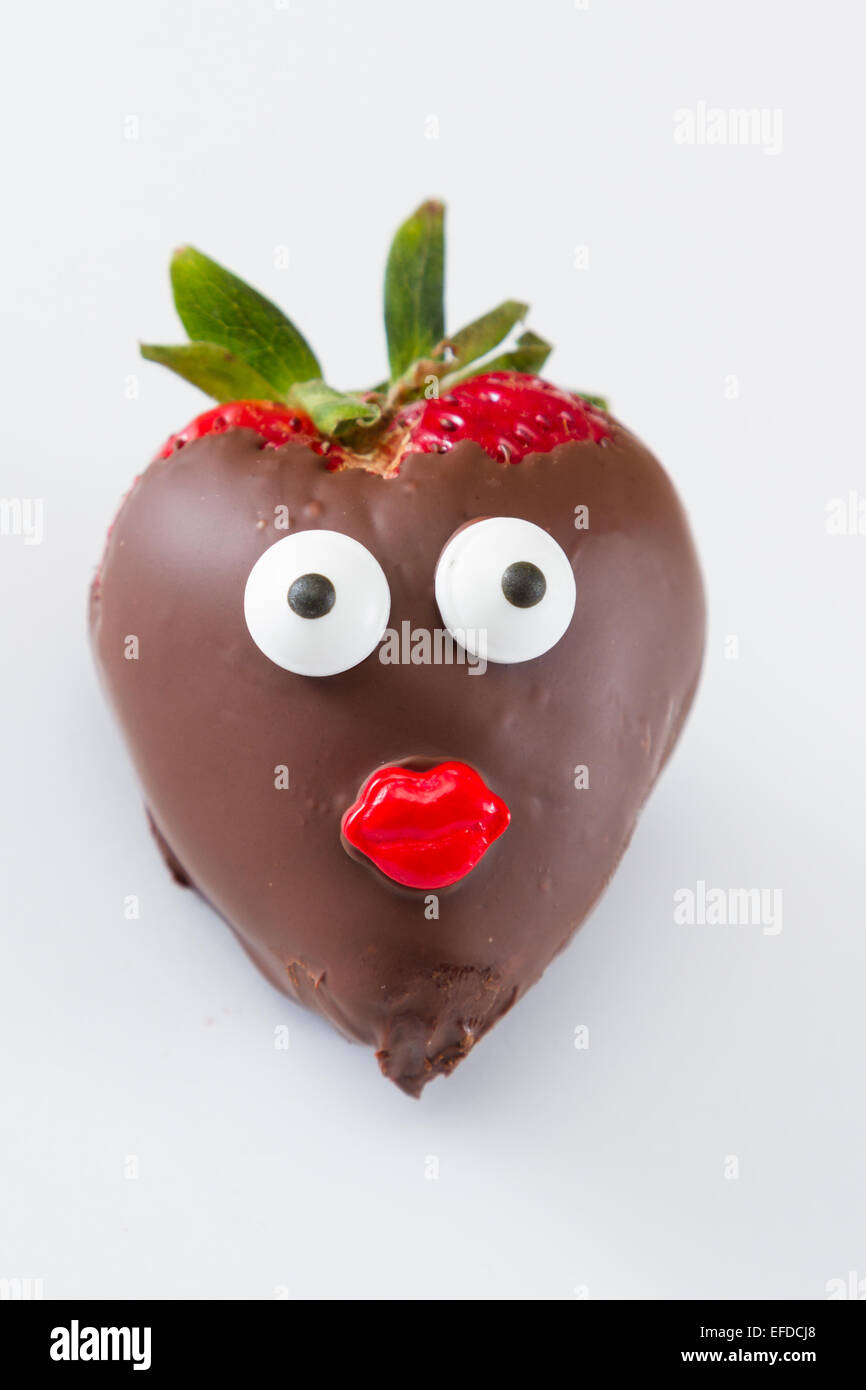 Chocolate Covered Strawberry Hand Dipped And Decorated With