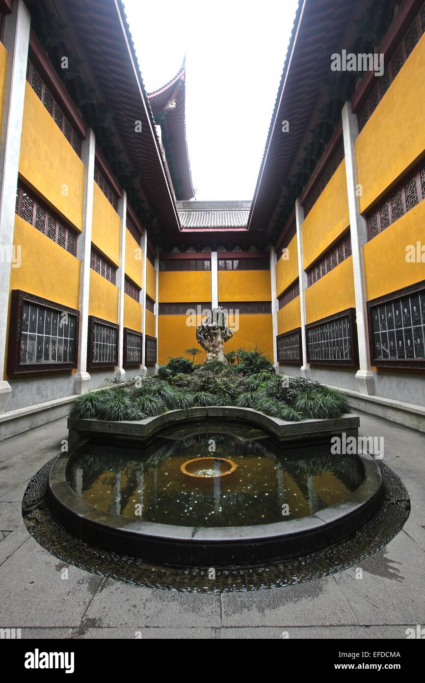 Lingyin Temple Soul's Retreat Hangzhou China Stock Photo