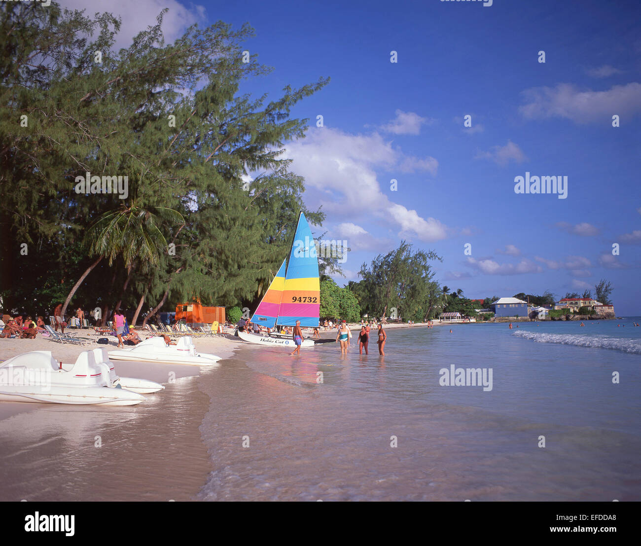 Rockley (Accra) Beach, Christ Church Parish, Barbados, Lesser Antilles, Caribbean Stock Photo