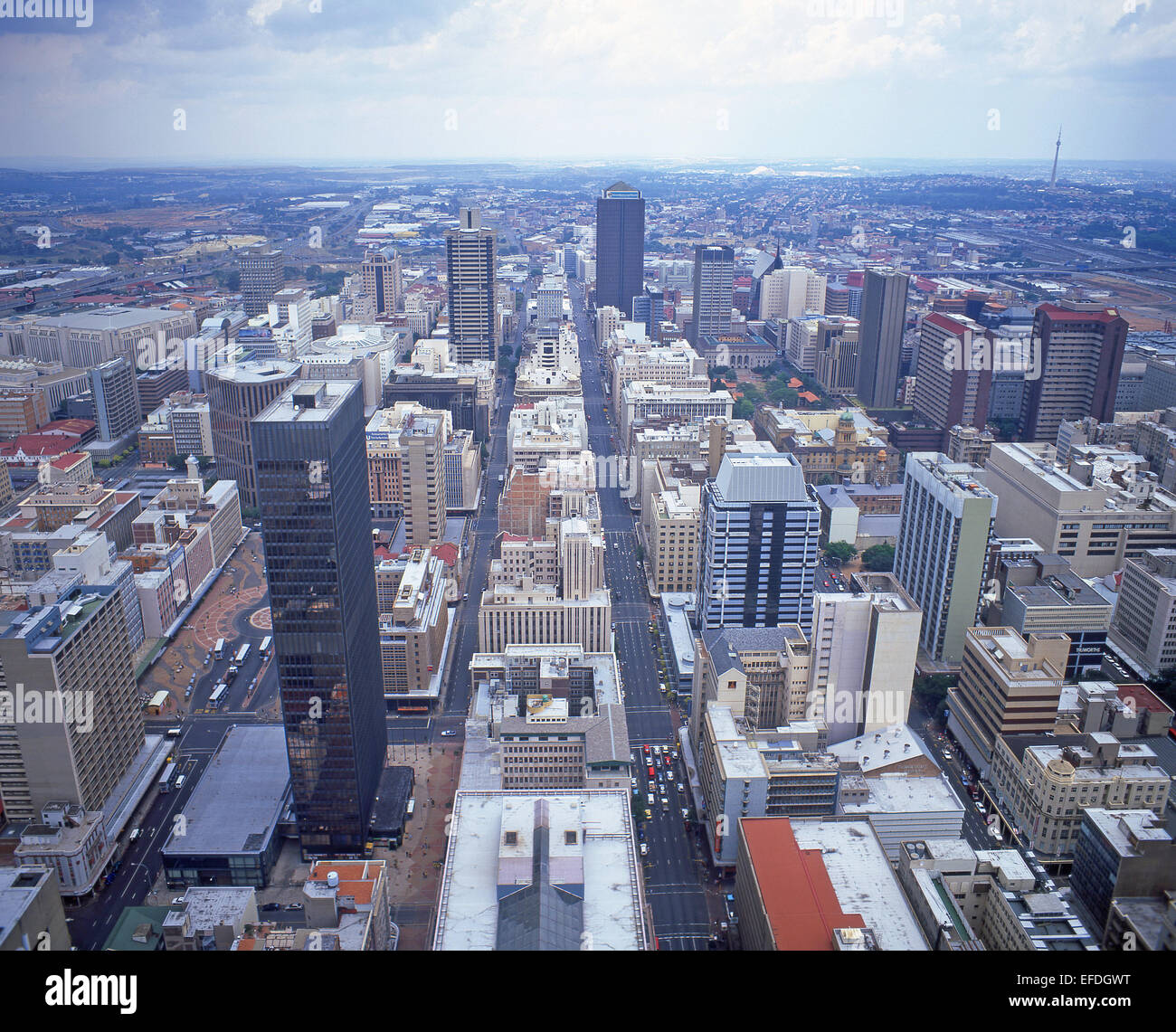 View Of Downtown CBD Johannesburg Gauteng Province Republic Of South   View Of Downtown Cbd Johannesburg Gauteng Province Republic Of South EFDGWT 