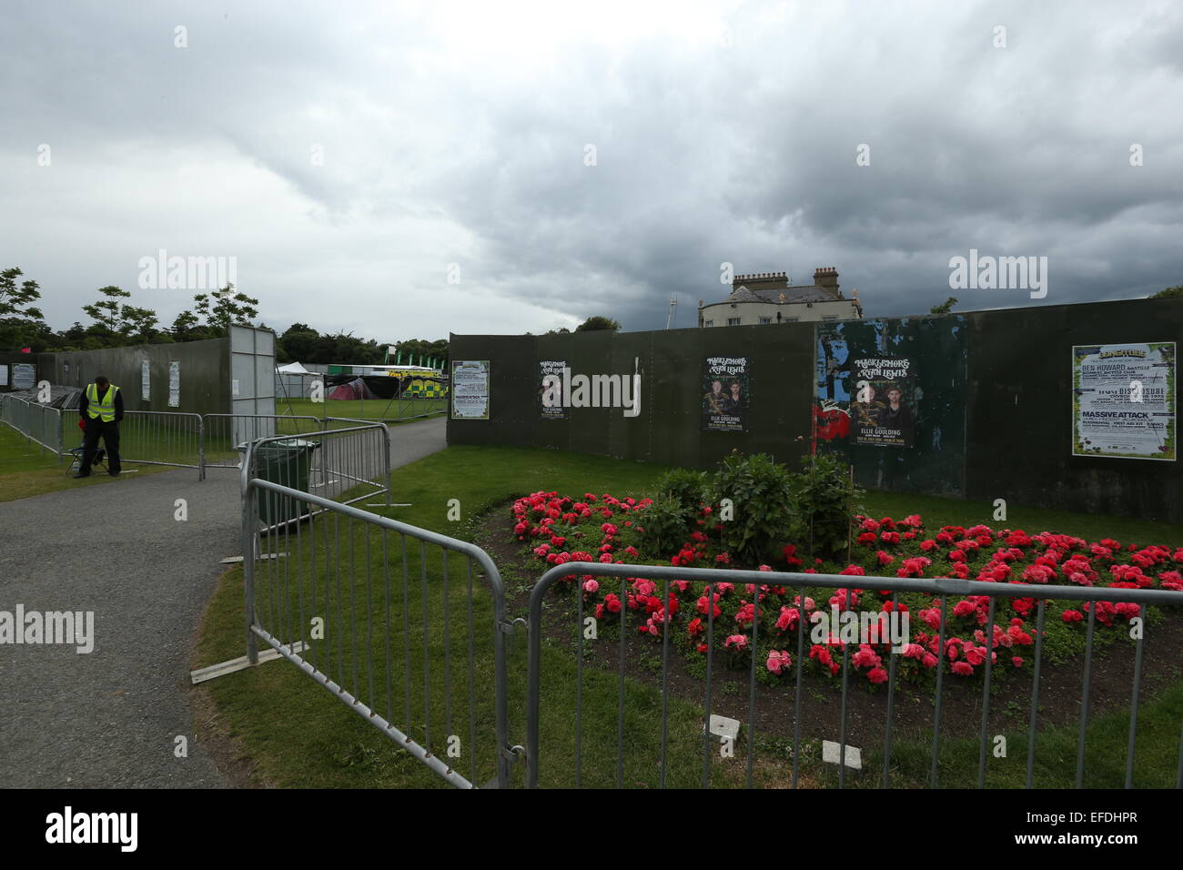 Image from Marlay Park in Dublin during the concert season in the