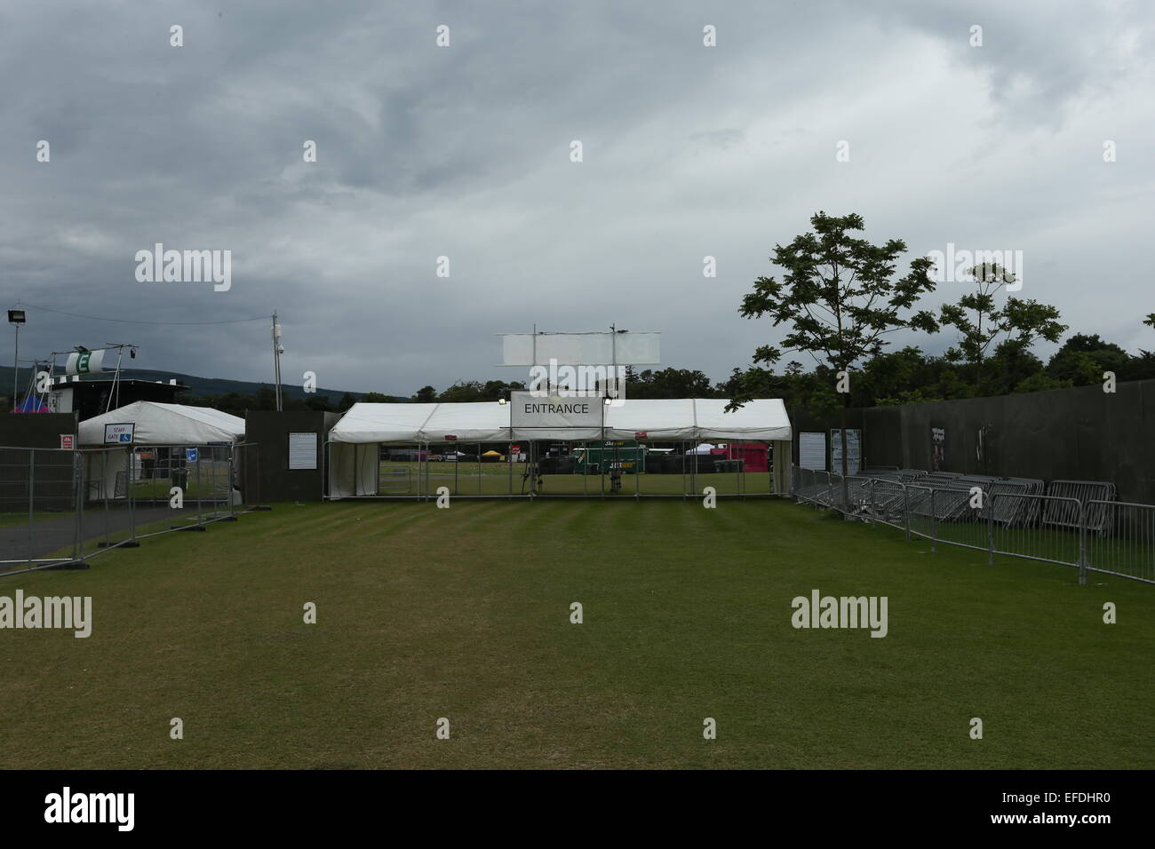 Image from Marlay Park in Dublin during the concert season in the