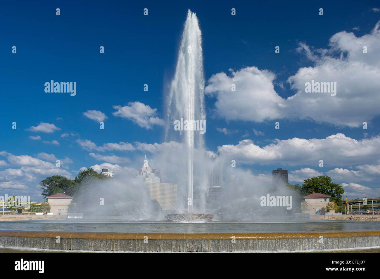 FOUNTAIN POINT STATE PARK DOWNTOWN PITTSBURGH PENNSYLVANIA USA Stock Photo