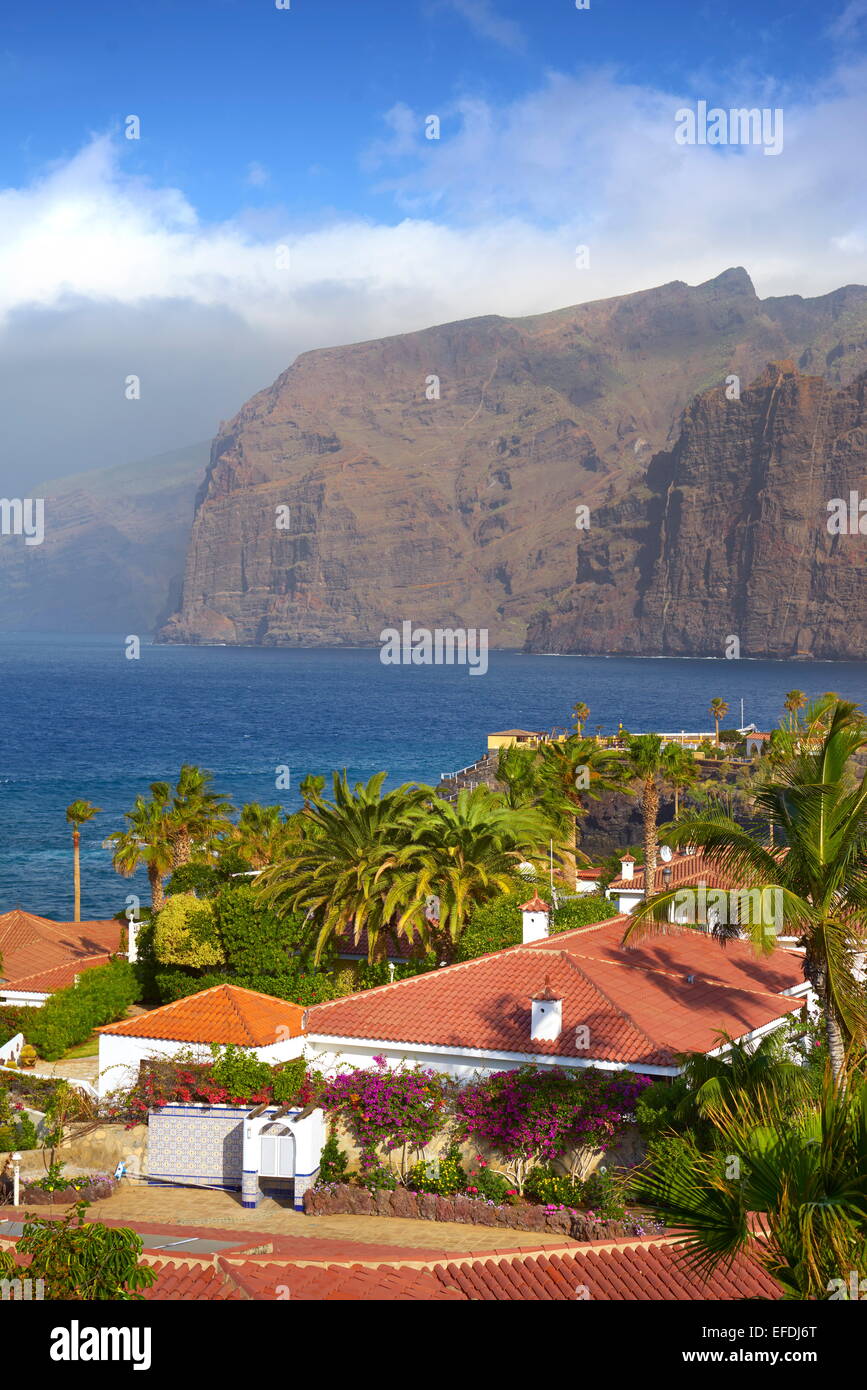 Los Gigantes Cliff, Tenerife, Canary Islands, Spain Stock Photo
