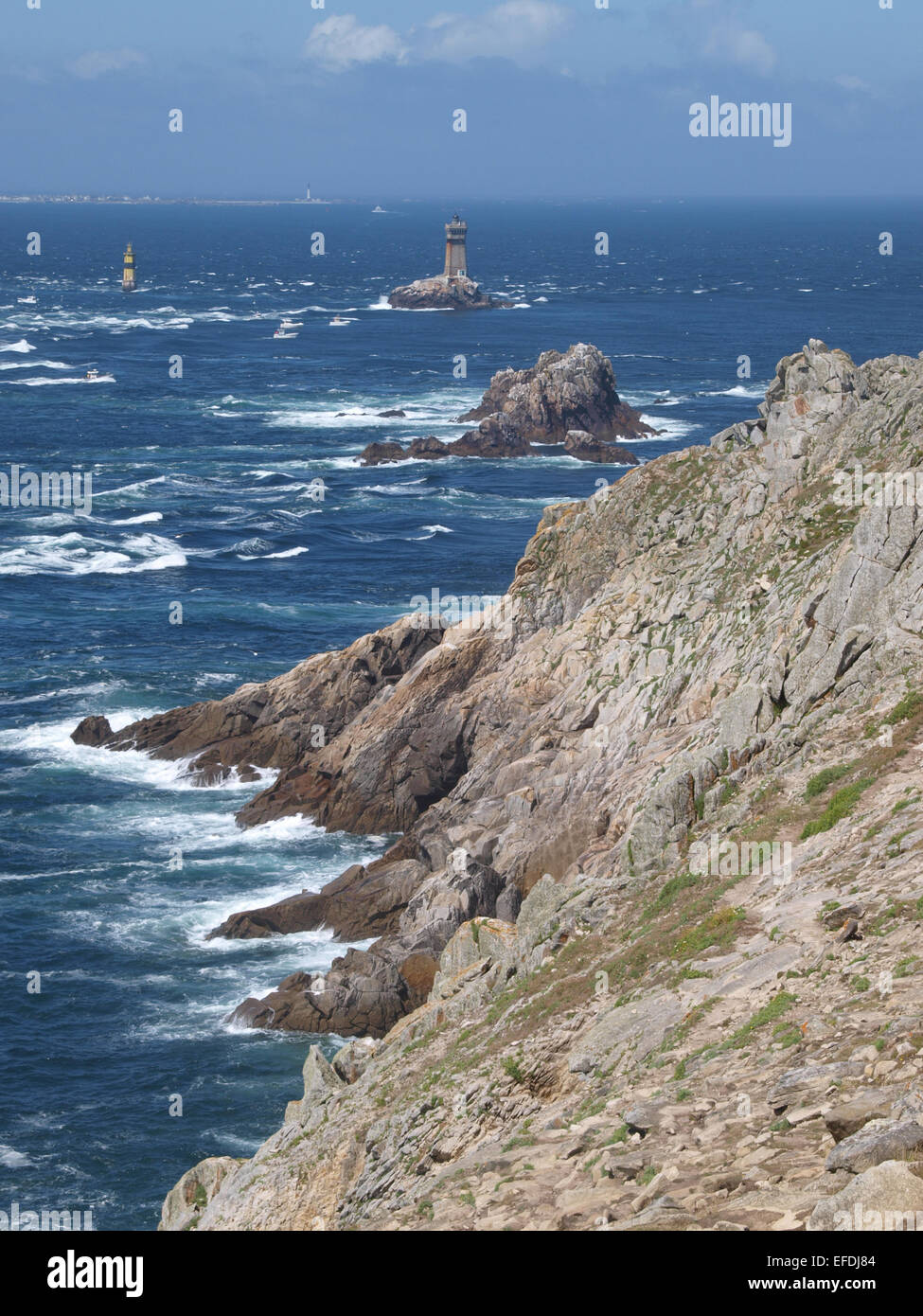 Pointe Du Raz, Brittany Stock Photo Alamy