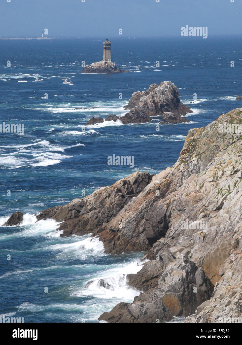 Pointe Du Raz, Brittany Stock Photo