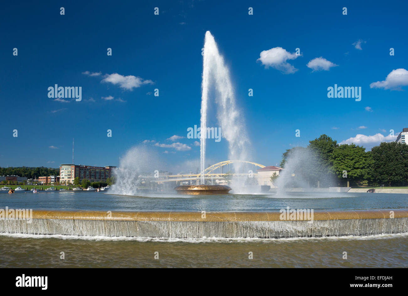 FOUNTAIN POINT STATE PARK DOWNTOWN PITTSBURGH PENNSYLVANIA USA Stock
