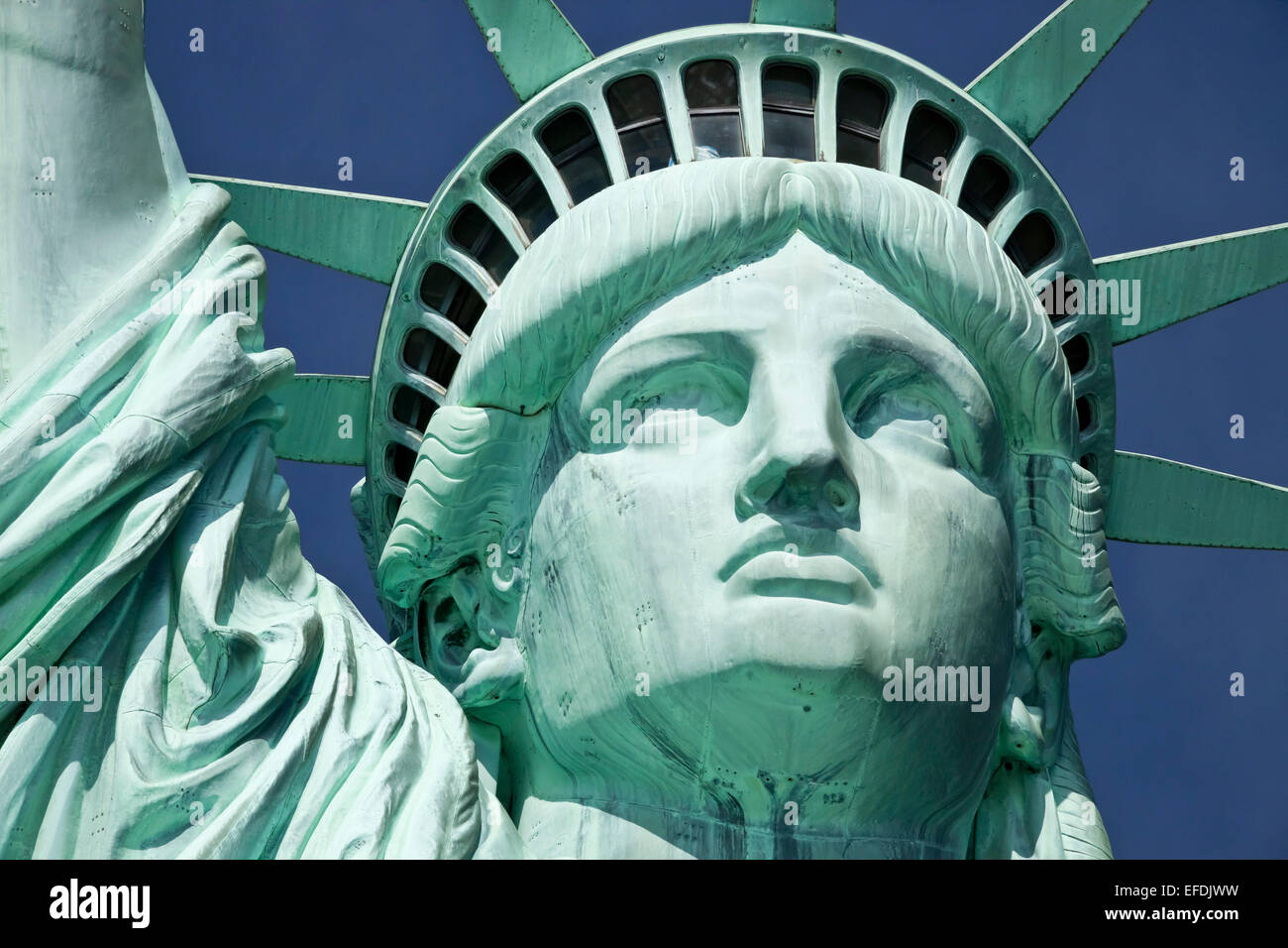 The Statue of Liberty on Liberty Island at New York City Stock Photo Alamy