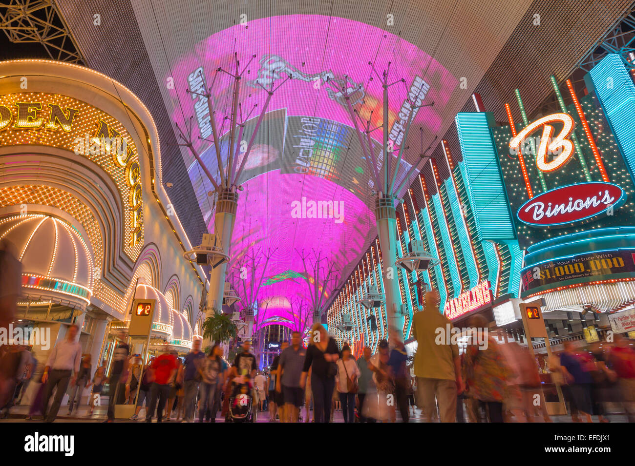 Fremont street experience pedestrian mall hi-res stock photography and  images - Page 3 - Alamy