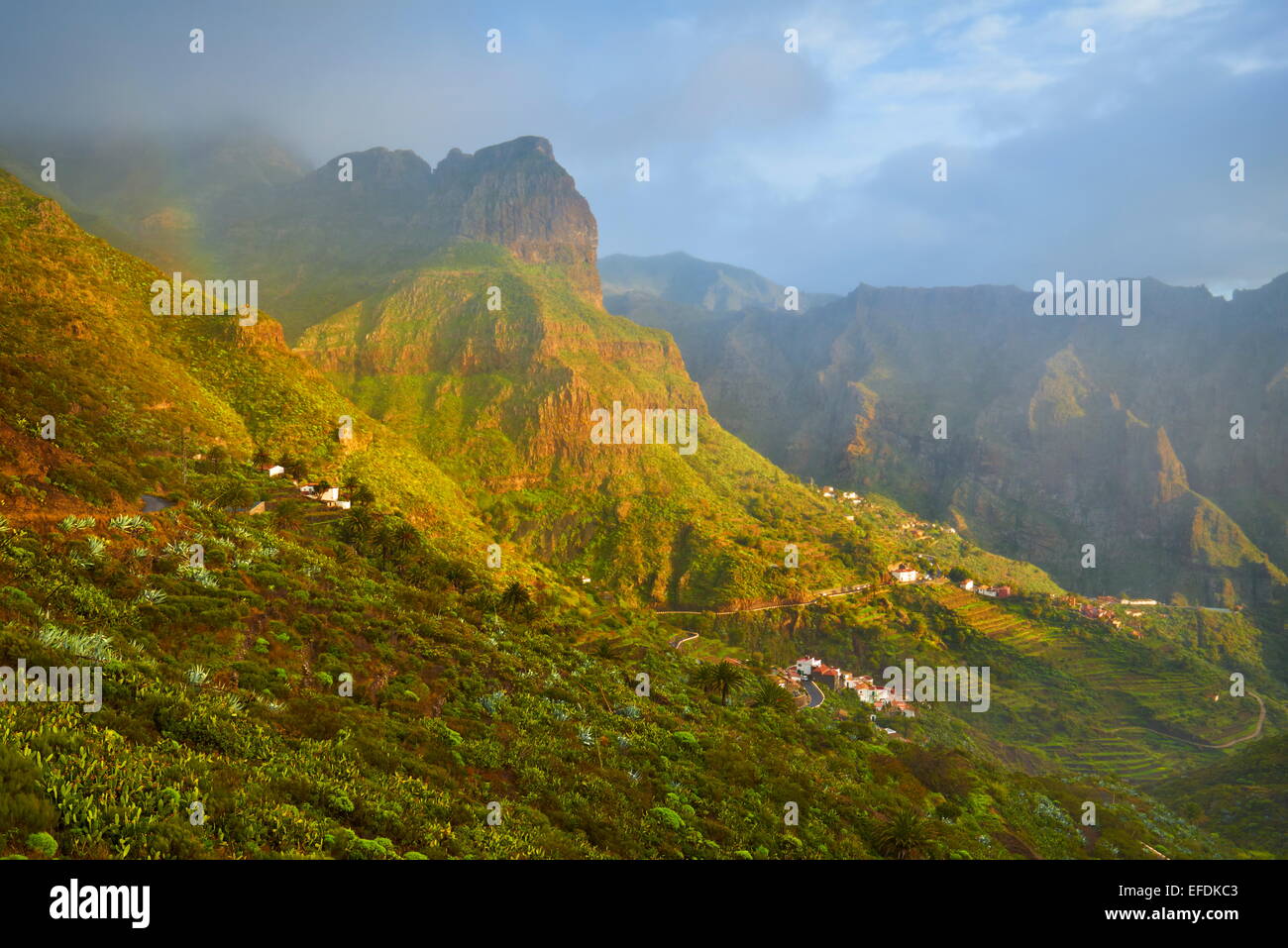 Tenerife - Masca village, Canary Islands, Spain Stock Photo