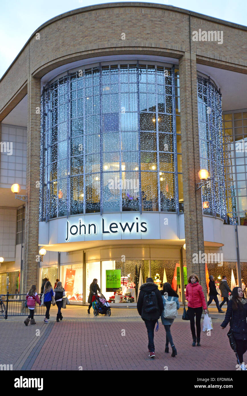 John Lewis Department Store at Christmas, Wood Street, Kingston upon
