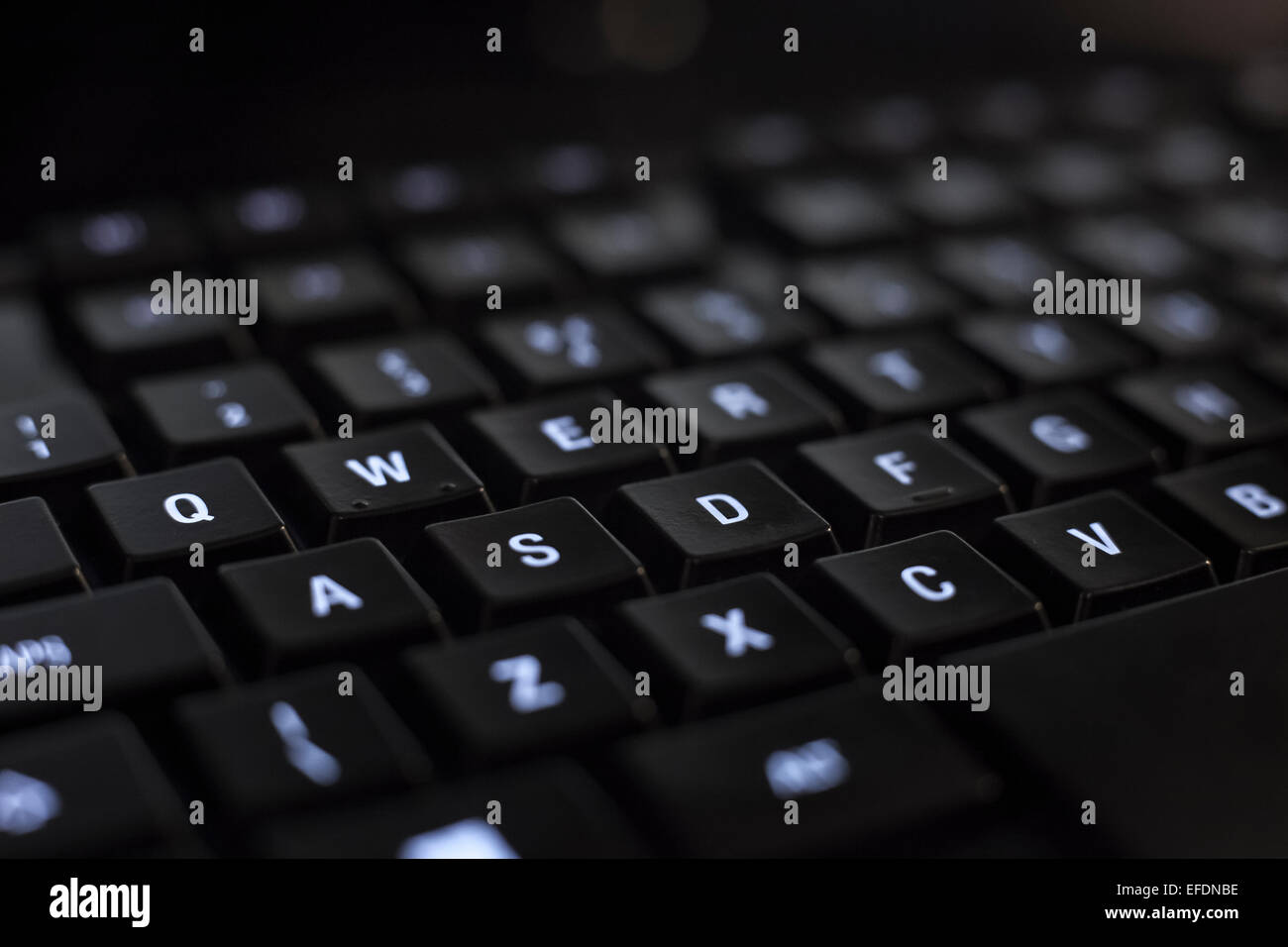 white back lit gaming keyboard wasd Stock Photo - Alamy
