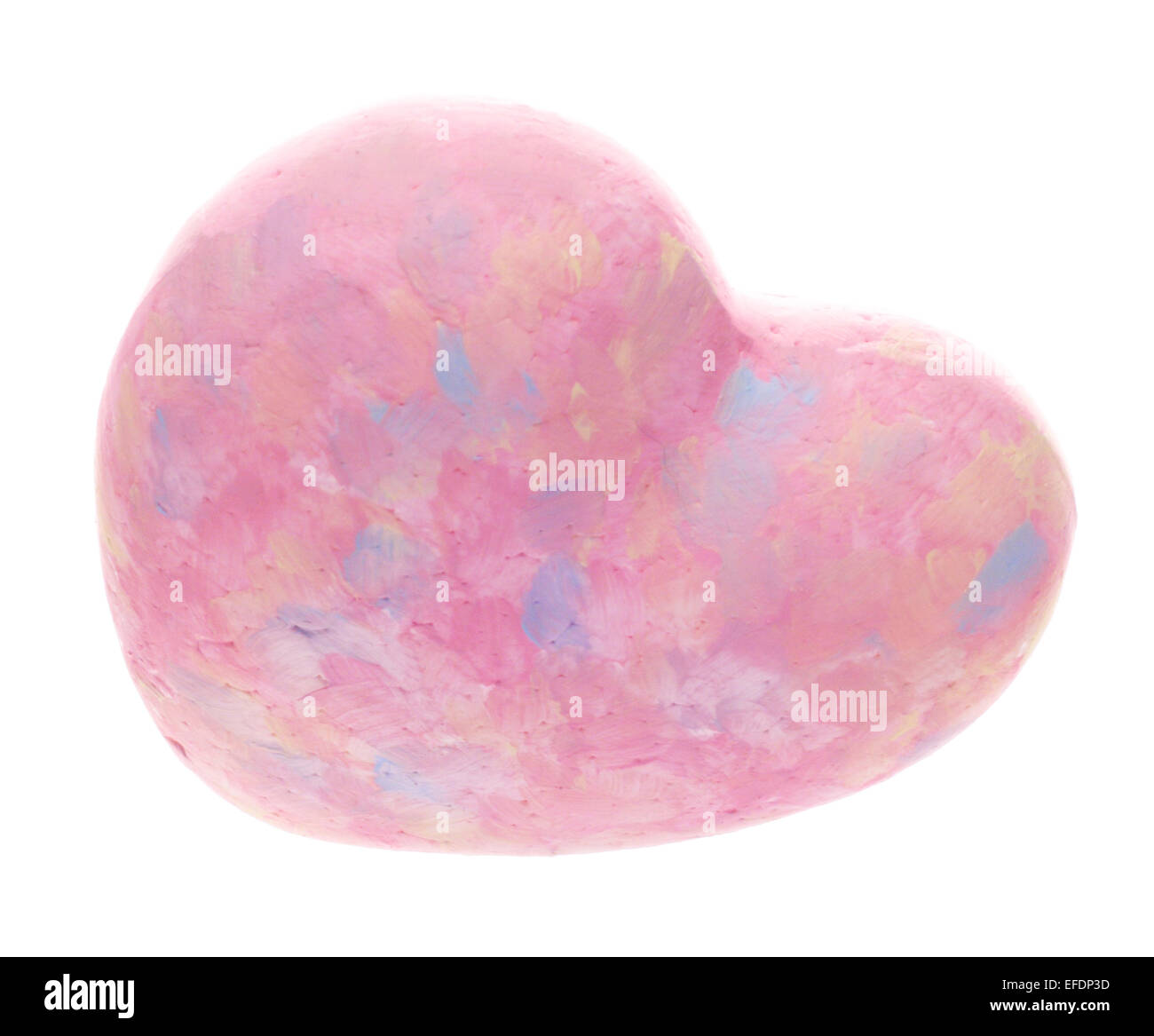 Pink heart isolated on white background, valentines day Stock Photo - Alamy