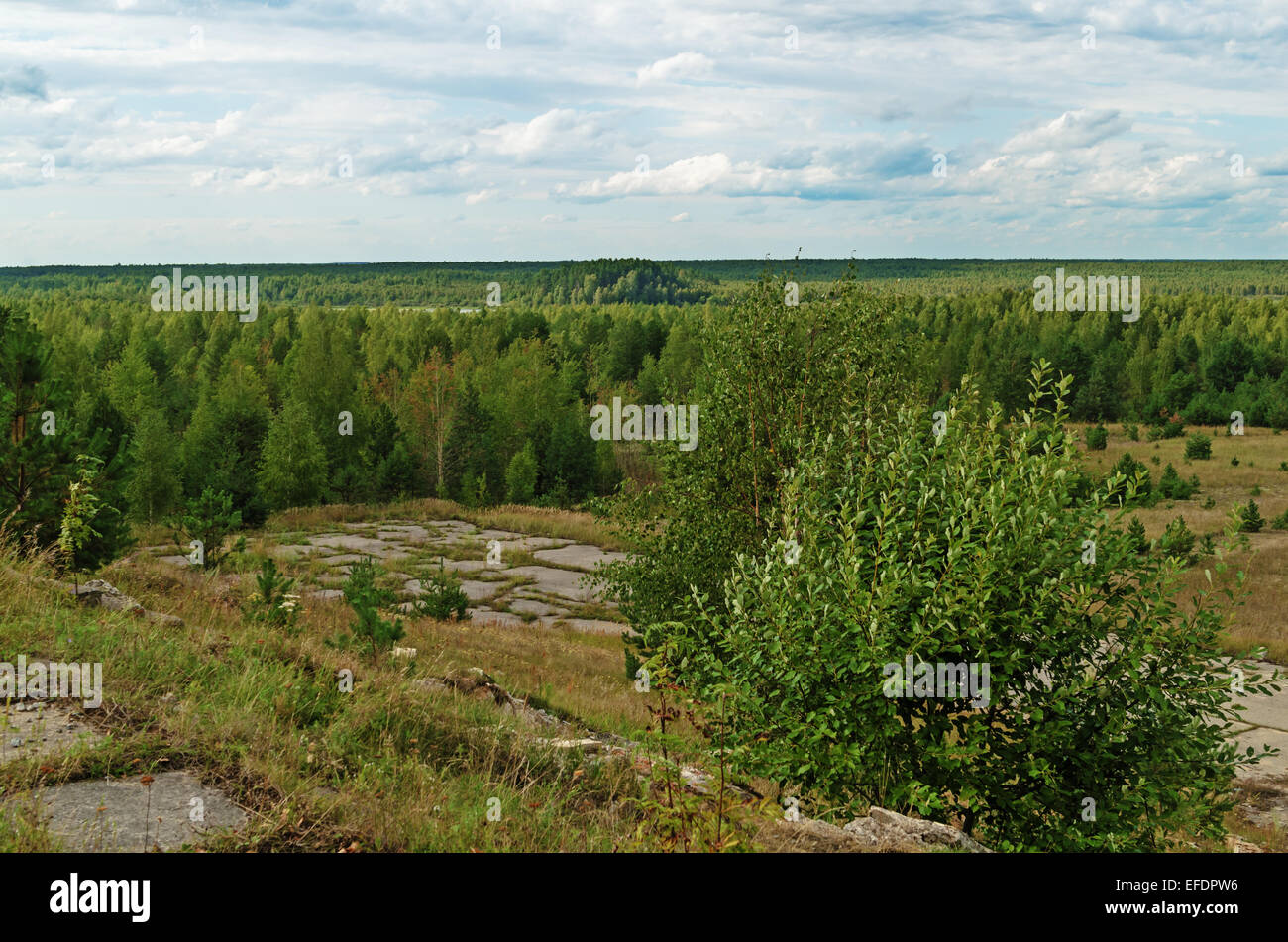 Command observation post on the former ground 