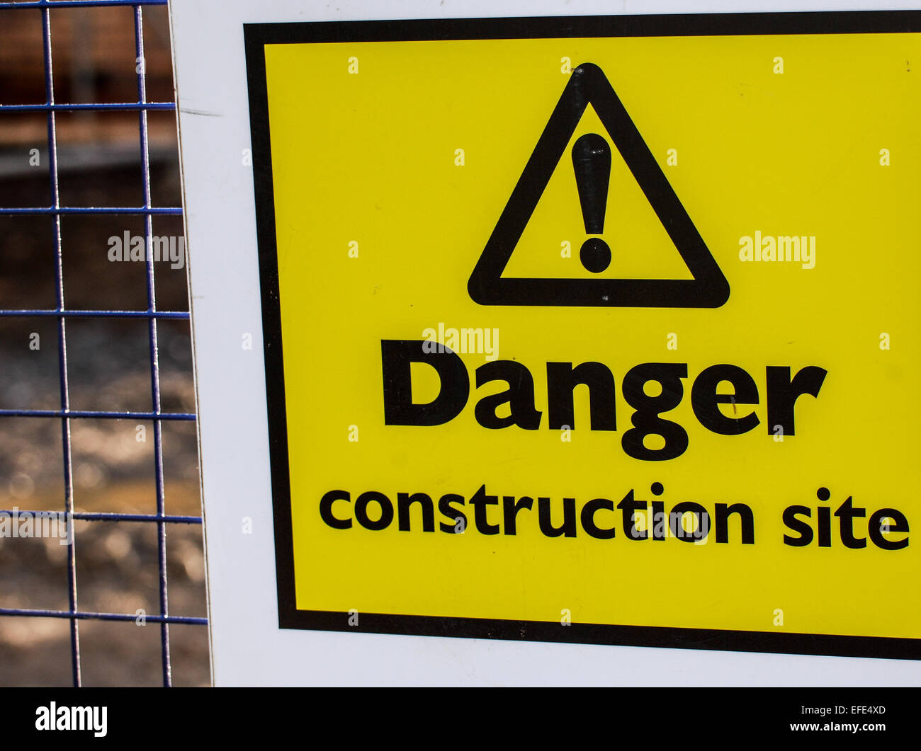 Danger construction hi-res stock photography and images - Alamy