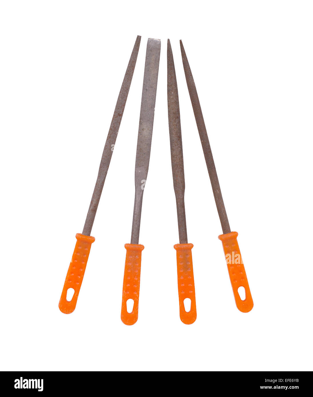 Needle file set isolated on white background Stock Photo Alamy