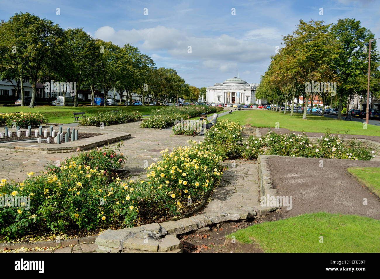 Gardens and Lady Lever Gallery, , Port Sunlight,  Wirral, Merseyside, UK Stock Photo