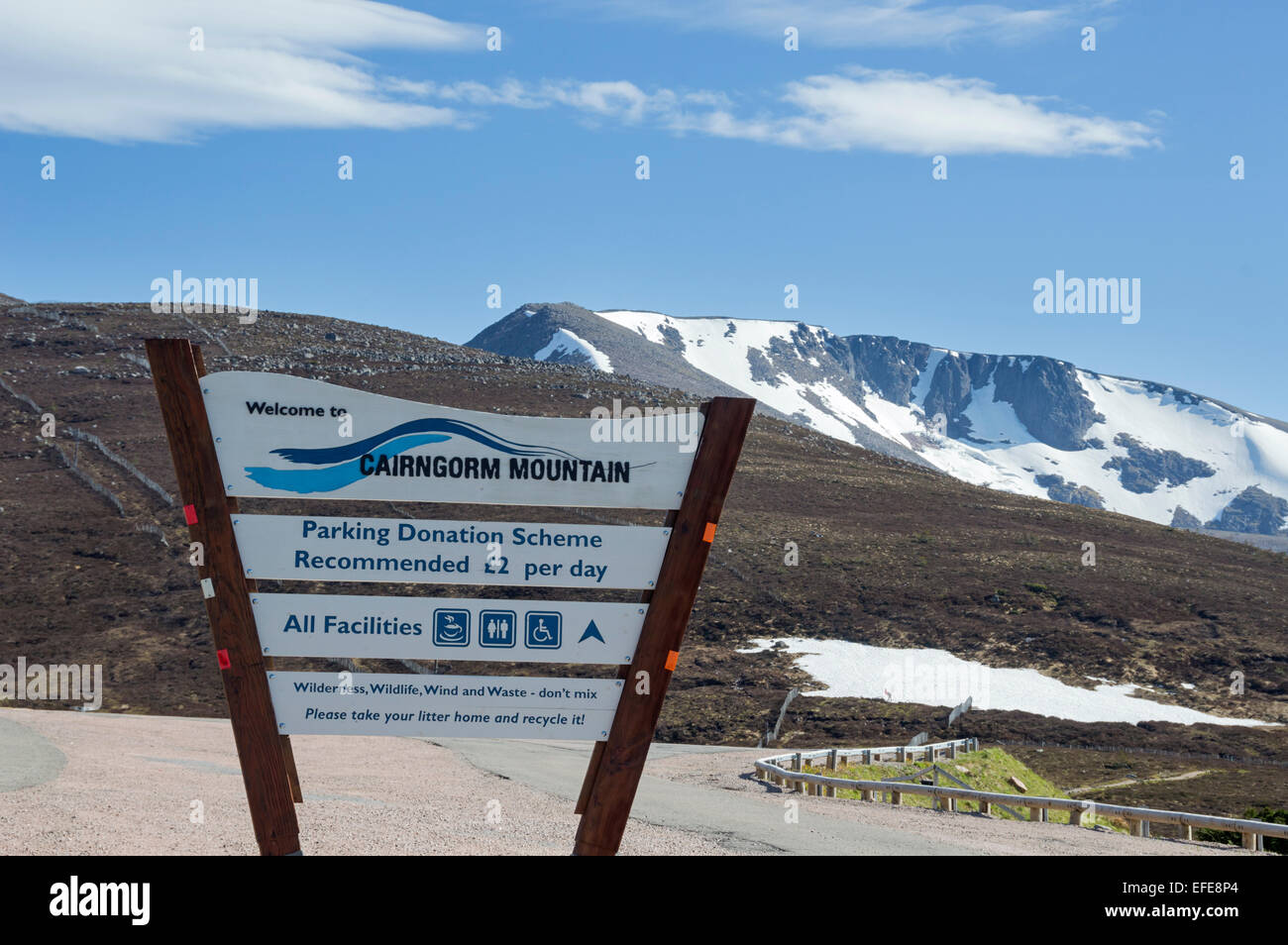 Cairngorm carpark, Aviemore, Highland, Scotland, UK Stock Photo Alamy