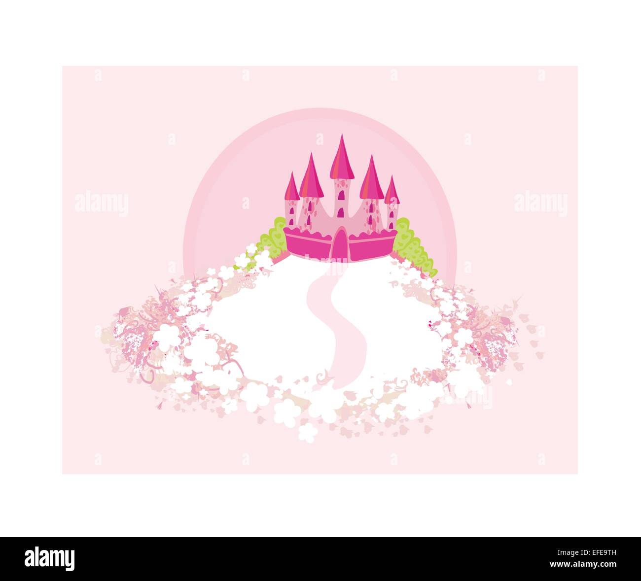 Magic Fairy Tale Princess Castle Stock Vector Image & Art - Alamy