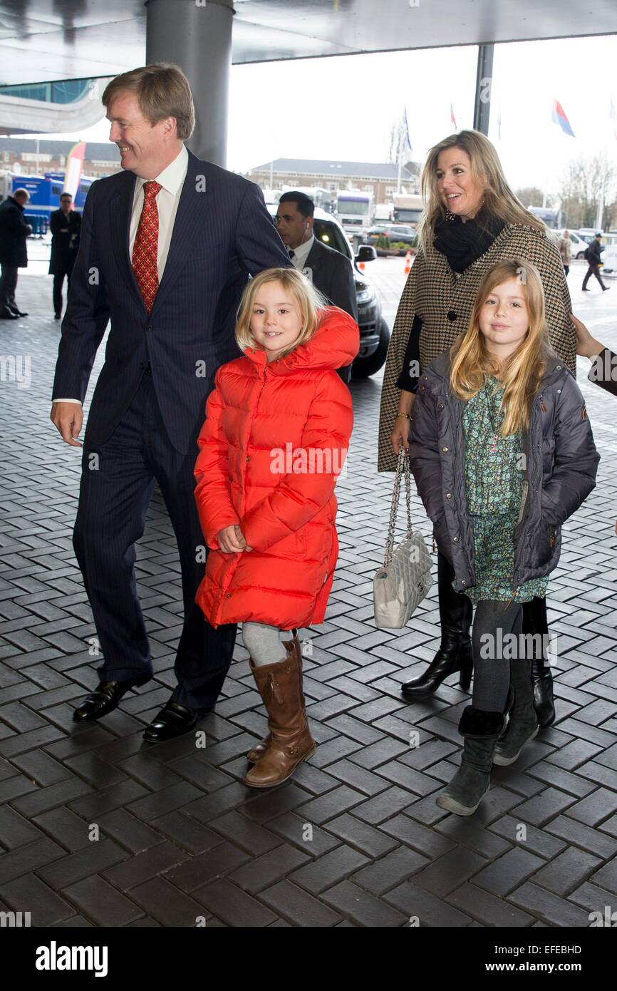 Dutch King Willem-Alexander (L-R), Princess Ariane, Queen Maxima and ...