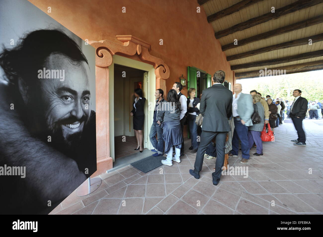 The House of Luciano Pavarotti home museum in Modena Stock Photo Alamy
