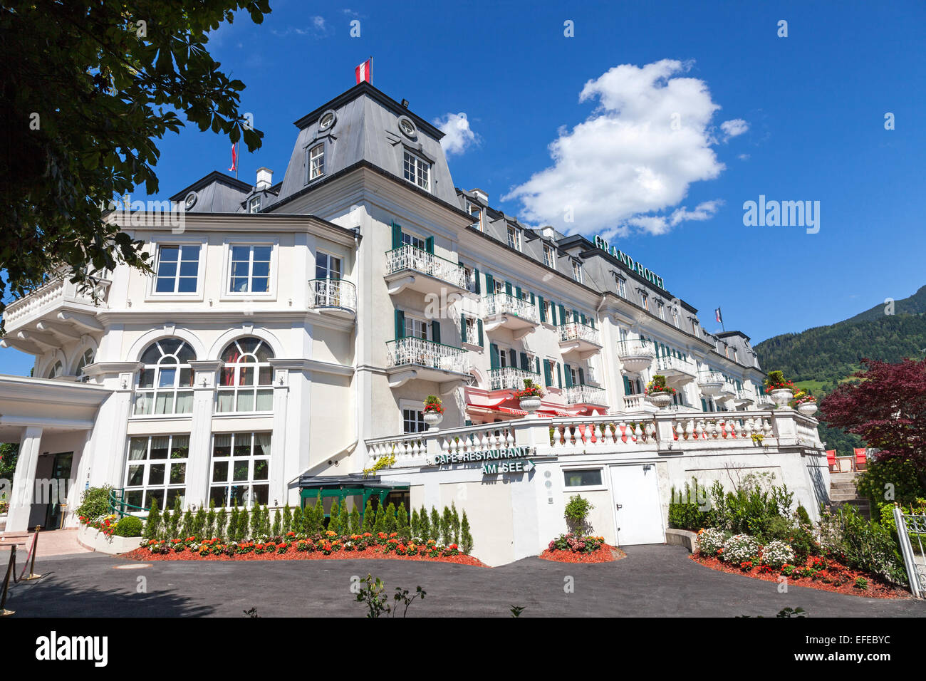 The Grand Hotel at Zell am See Austria Stock Photo