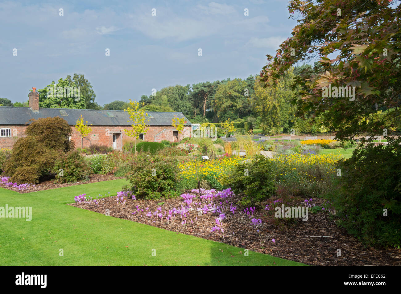 Ness; Botanic; Gardens; Wirral; Neston; Cheshire; UK Stock Photo