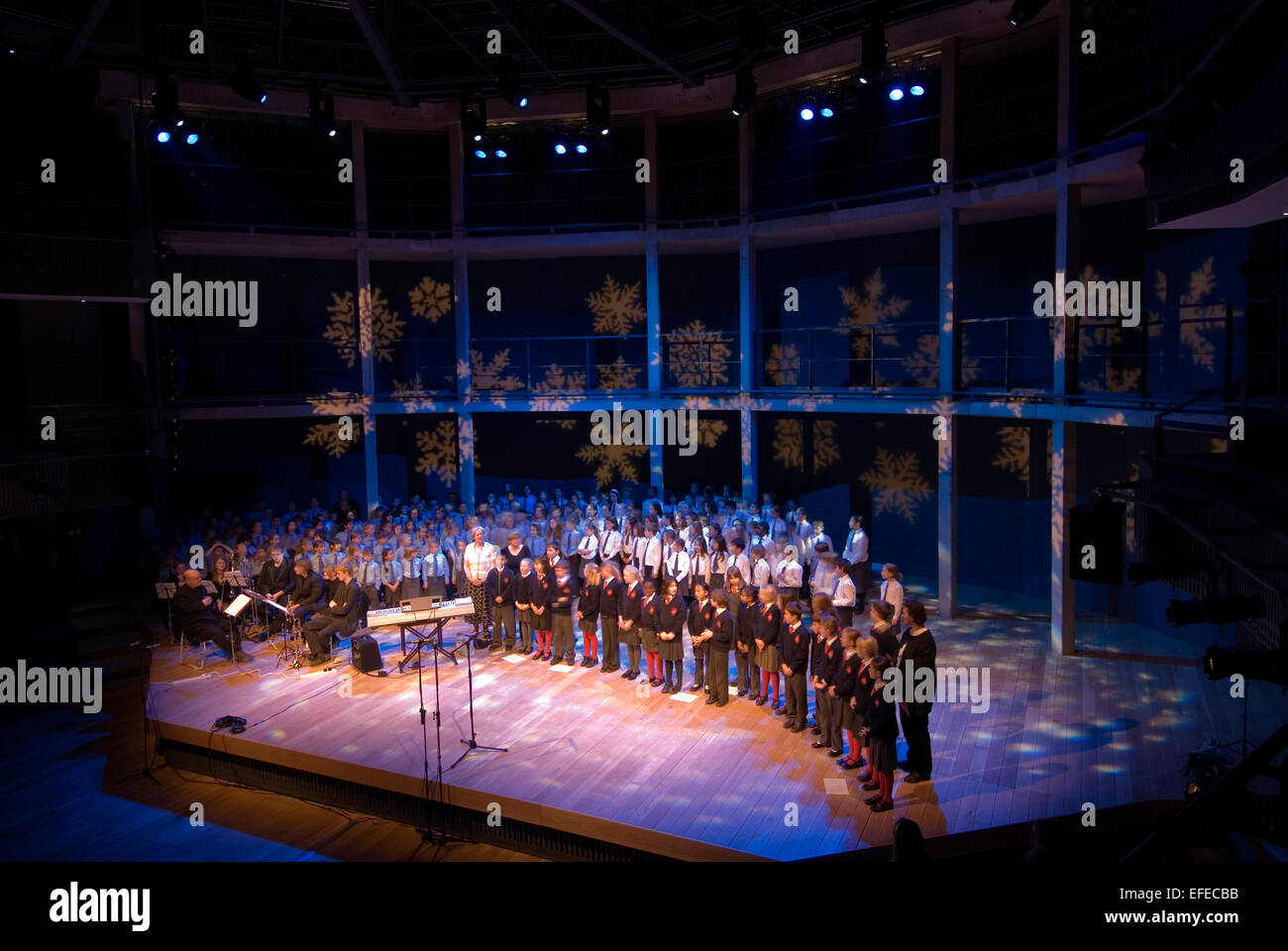 Rose Theatre Kingston Surrey. Auditorium interior. Kingston schools