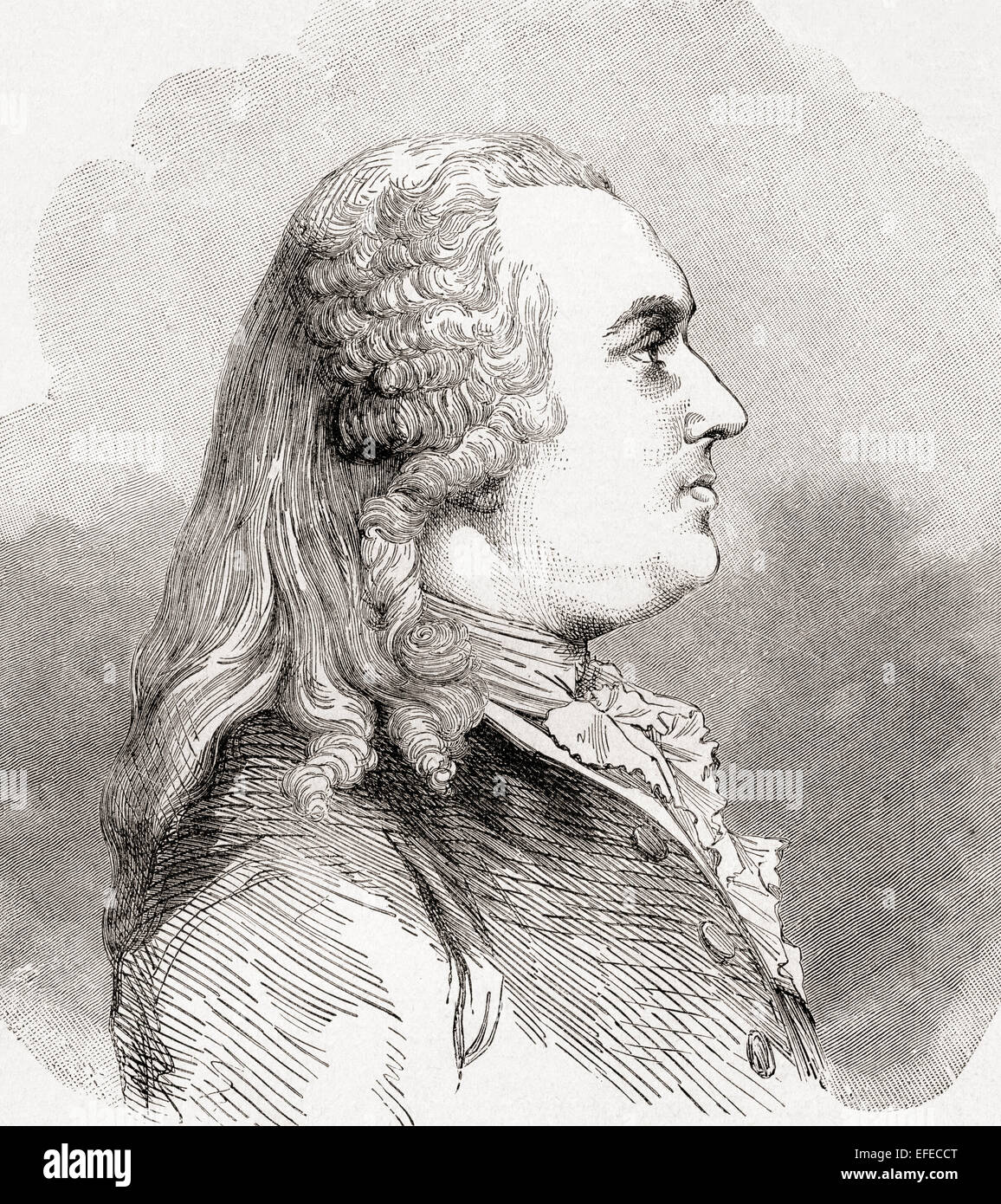 Michel-Étienne Turgot, 1690 – 1751. Mayor of  Paris. Stock Photo