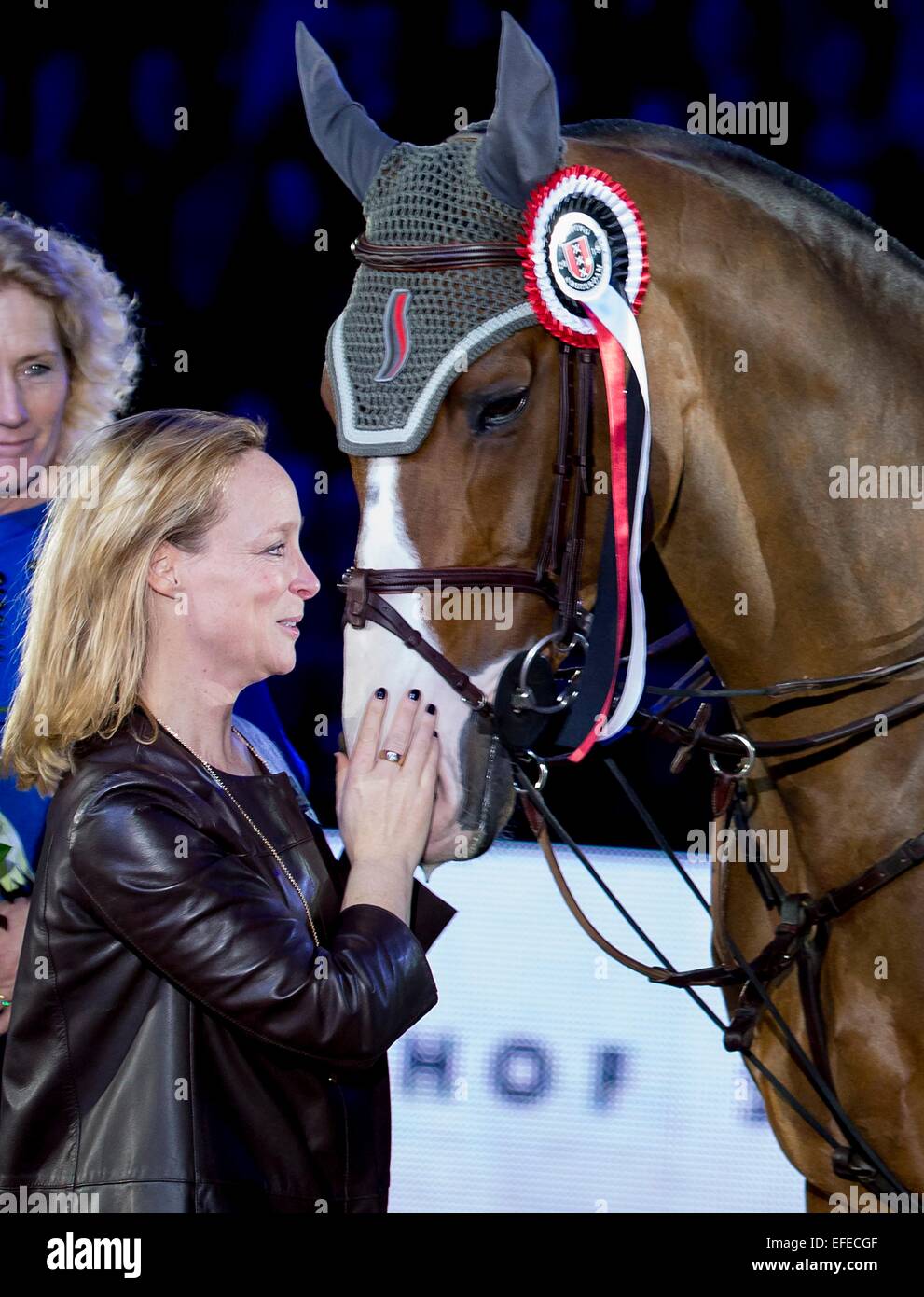 Dutch Princess Margarita de Bourbon de Parme attends the Jumping