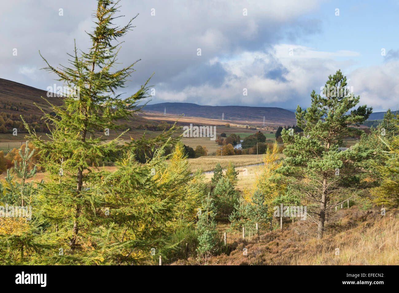 Beside the A9 road at Dalnacardoch, near Blair Atholl, Perth and