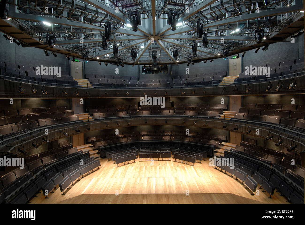 Rose Theatre Kingston Surrey. Auditorium interior Stock Photo Alamy