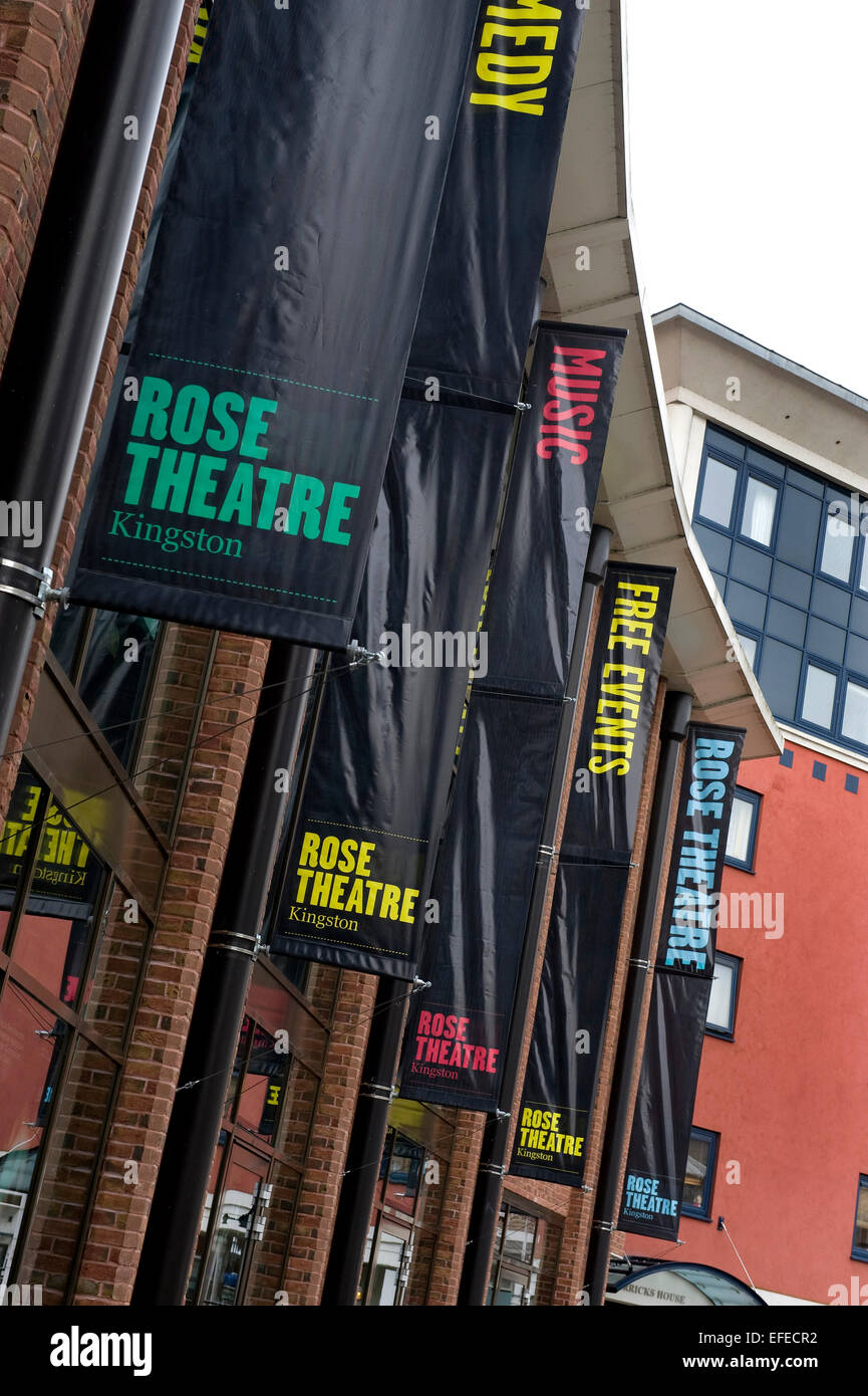 Rose Theatre Kingston Surrey. Building exterior Stock Photo Alamy