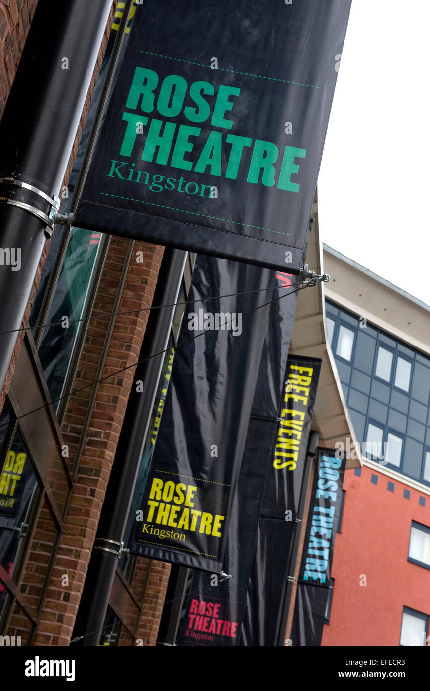 Rose Theatre Kingston Surrey. Building exterior Stock Photo Alamy