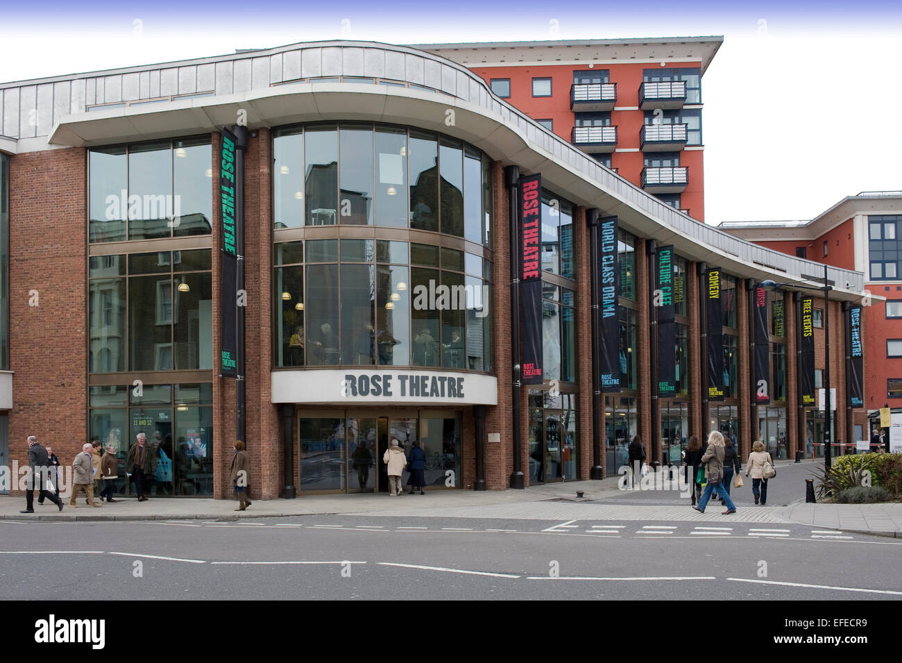 Rose Theatre Kingston Surrey. Building exterior Stock Photo Alamy