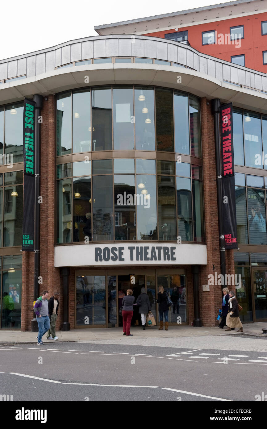 Rose Theatre Kingston Surrey. Building exterior. Stock Photo