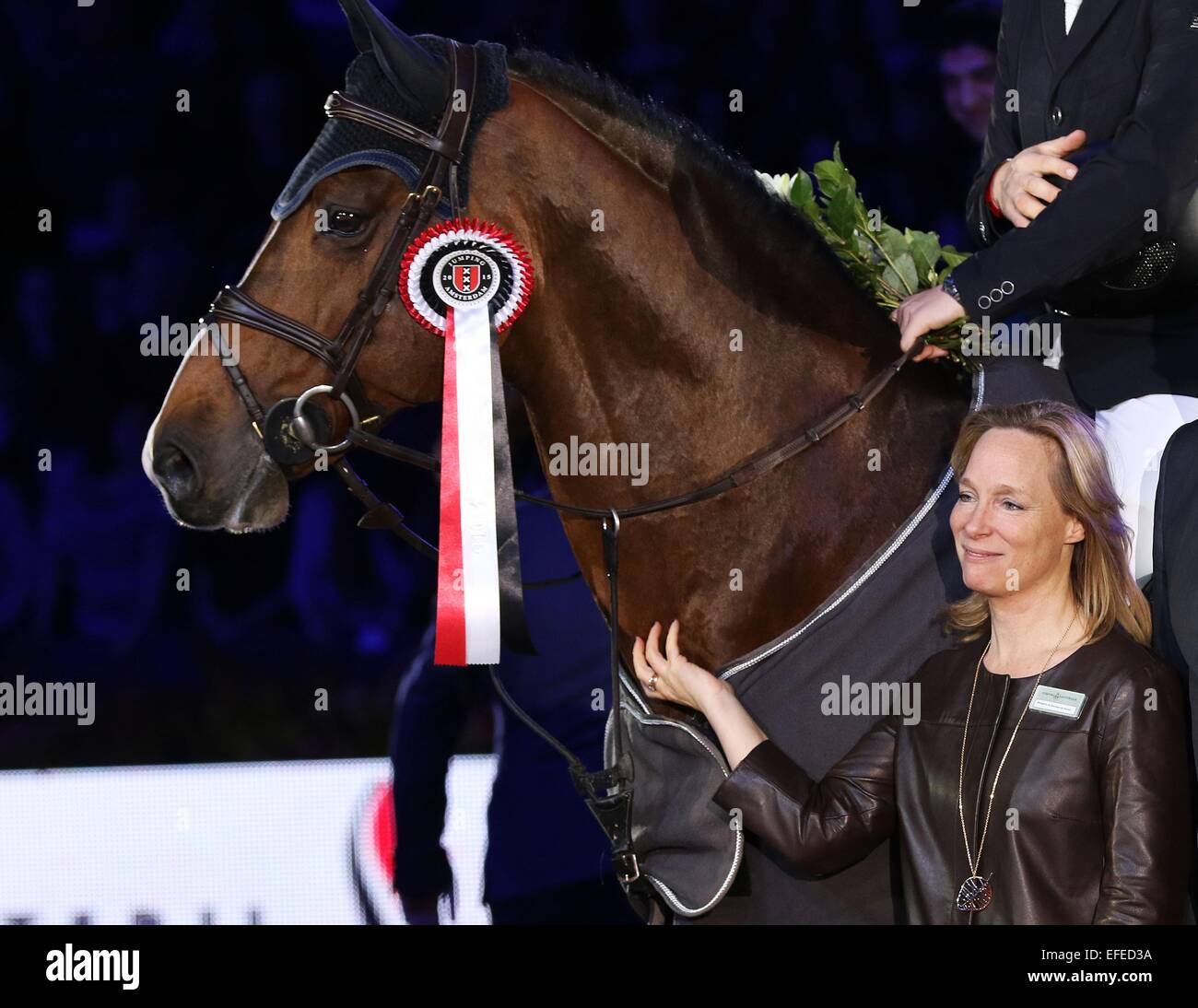 Princess Margarita de Bourbon de Parme attends the Jumping Amsterdam